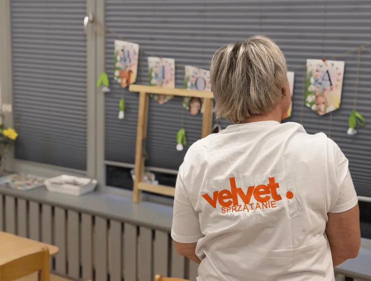 Sprzątanie sali przedszkolnej w Lublinie przez personel Velvet Sprzątanie