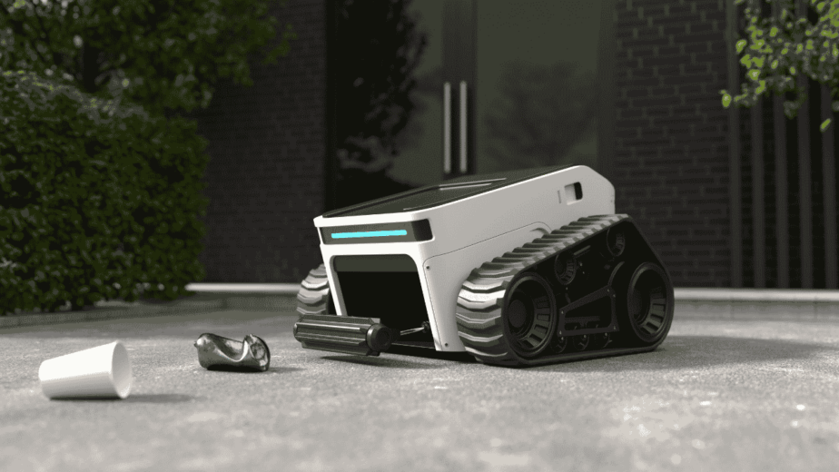 Nowoczesny robot sprzątający do utrzymania czystości na terenach zewnętrznych